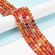 Natural Carnelian Beads Strands&nbsp;UK-G-F718-07-2