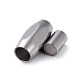Barrel 304 Stainless Steel Magnetic Clasps UK-STAS-N014-18-6mm-2