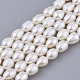 Grade AA Natural Cultured Freshwater Pearl Beads Strands UK-PEAR-Q015-036A-01-1