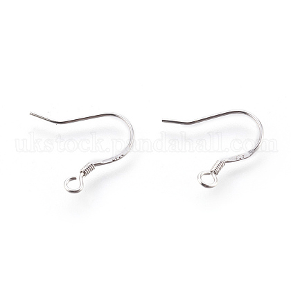 925 Sterling Silver Earring Hooks UK-STER-P045-12P-1