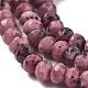 Dyed Natural Malaysia Jade Rondelle Beads Strands UK-X-G-E316-2x4mm-38-3