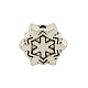 Tibetan Style Alloy Snowflake Beads UK-TIBEB-6033-AS-NR-1