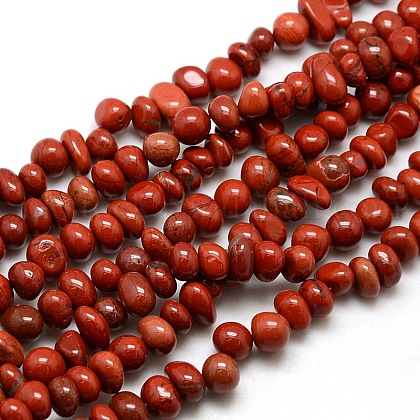 Natural Red Jasper Beads Strands UK-G-P029-01-K-1