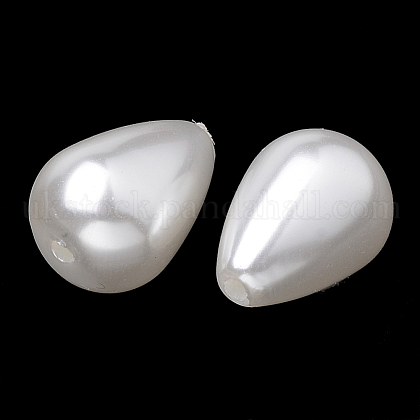 Eco-Friendly Plastic Imitation Pearl Beads Strands UK-MACR-S286-I-04-1