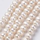 Natural Cultured Freshwater Pearl Beads Strands UK-PEAR-D187-25-1
