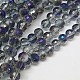 Electroplate Glass Bead Strands UK-EGLA-E009-10mm-H18-K-2