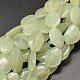 Natural Xiuyan Jade Beads Strands UK-G-P093-23-K-1