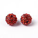 Pave Disco Ball Beads UK-RB-A130-10mm-18-2