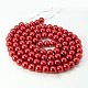 Glass Pearl Round Loose Beads For Jewelry Necklace Craft Making UK-X-HY-6D-B73-2