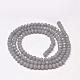 Faceted Rondelle Glass Beads Strands UK-GLAA-I033-4mm-14-2