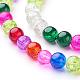 Crackle Glass Beads Strands UK-GGM003-2