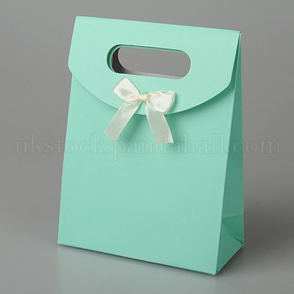 Paper Gift Bags with Ribbon Bowknot Design UK-CARB-BP024-02-1
