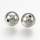 925 Sterling Silver Half Drilled Beads UK-STER-K037-038B-2