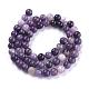 Natural Lepidolite/Purple Mica Stone Beads Strands UK-G-K415-6mm-3