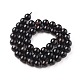 Natural Black Tourmaline Beads Strands UK-X-G-F666-05-10mm-2