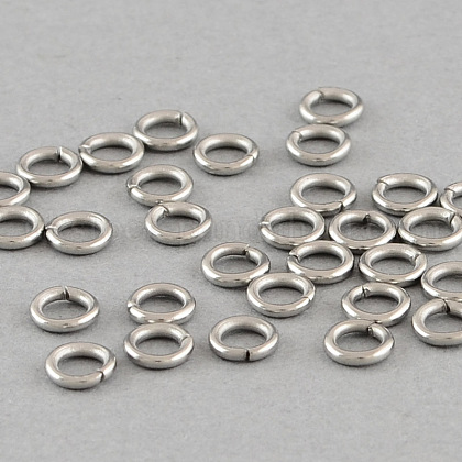 304 Stainless Steel Open Jump Rings UK-STAS-Q186-02-8x1.2mm-1