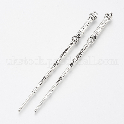Tibetan Style Alloy Hair Stick Findings UK-TIBE-Q083-002AS-RS-1