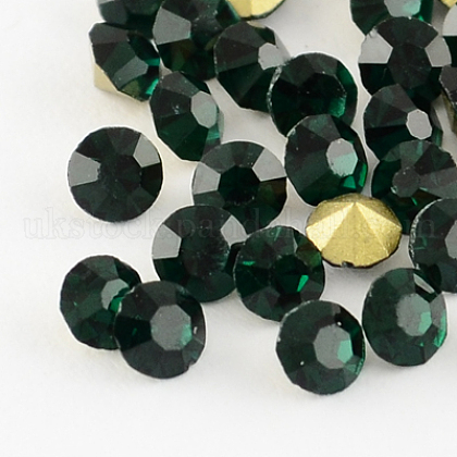 Vintage Grade A Glass Pointed Back Chaton Rhinestones UK-RGLA-PP13-21A-1
