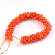 Faceted Rondelle Glass Beaded Jewelry Making for Bracelets UK-BJEW-L517-A01-2