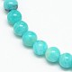 Grade A Natural Gemstone Amazonite Round Beads Strands UK-G-O017-12mm-08A-3