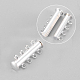 4-strands Brass Slide Lock Clasps&nbsp;UK-X-KK-Q268-3-2