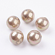 Shell Pearl Half Drilled Beads UK-X-BSHE-G016-16mm-08-1