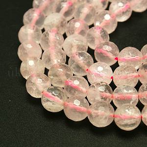 Natural Rose Quartz Beads Strands UK-G-J157-8mm-11