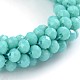 Faceted Rondelle Glass Beaded Jewelry Making for Bracelets UK-BJEW-L517-A05-1