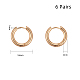 Ring 304 Stainless Steel Huggie Hoop Earrings UK-EJEW-L158-06G-2