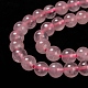 Natural  Rose Quartz Beads Strands UK-G-L104-6mm-01-3