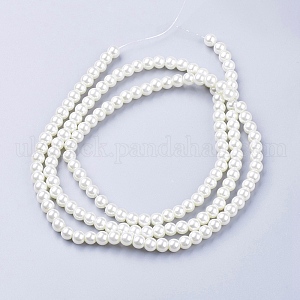Glass Pearl Beads Strands UK-HY-6D-B02