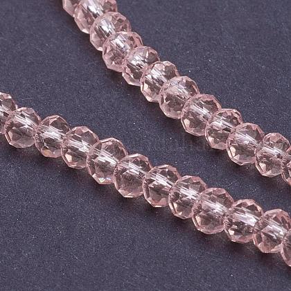 Transparent Glass Beads Strands UK-GLAA-R135-2mm-12-1
