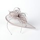 Women's Carnival Party Accessories Hair Jewelry Fascinator Organza Feather Flower Hair Bands UK-OHAR-S172-03-2