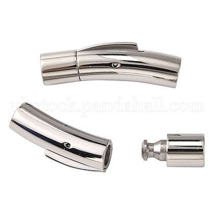 304 Stainless Steel Bayonet Clasps UK-STAS-I013-5mm-1
