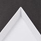 Polypropylene(PP) Triangle Nail Art Rhinestone Sorting Trays DIY Decals UK-MRMJ-G003-02-4