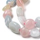 Natural Morganite Beads Strands UK-G-O186-B-03-3