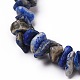 Natural Lapis Lazuli Chip Beads Stretch Bracelets UK-BJEW-JB05765-06-2