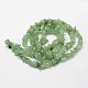 Natural Green Aventurine Beads Strands UK-G-F328-24-2