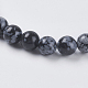 Natural Snowflake Obsidian Beads Strands UK-G-G515-6mm-01-3