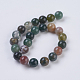 Natural Indian Agate Beads Strands UK-X-G-G515-8mm-05-2