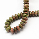 Natural Unakite Beads Strands UK-G-UK0003-22-2