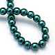 Baking Painted Pearlized Glass Pearl Round Bead Strands UK-HY-Q003-6mm-79-4