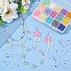 15 Colors Glass Seed Beads UK-SEED-PH0012-07-5