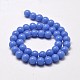 Round Imitation Jade Glass Beads Strands UK-GLAA-F031-10mm-09-2