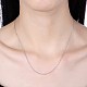 925 Sterling Silver Chain Necklaces UK-NJEW-BB30132-18-5