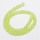 Natural & Dyed Malaysia Jade Bead Strands UK-G-G659-8mm-A27-2
