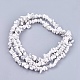 Natural Howlite Stone Bead Strands&nbsp;UK-G-R192-15-2
