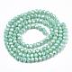 Electroplate Glass Beads Strands UK-EGLA-A034-P6mm-B16-2