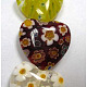 Handmade Millefiori Glass Beads Strands UK-X-LK23-3