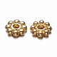 Alloy Daisy Spacer Beads UK-PALLOY-L166-31G-2